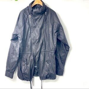 Vanishing Elephant black cotton utility jacket L